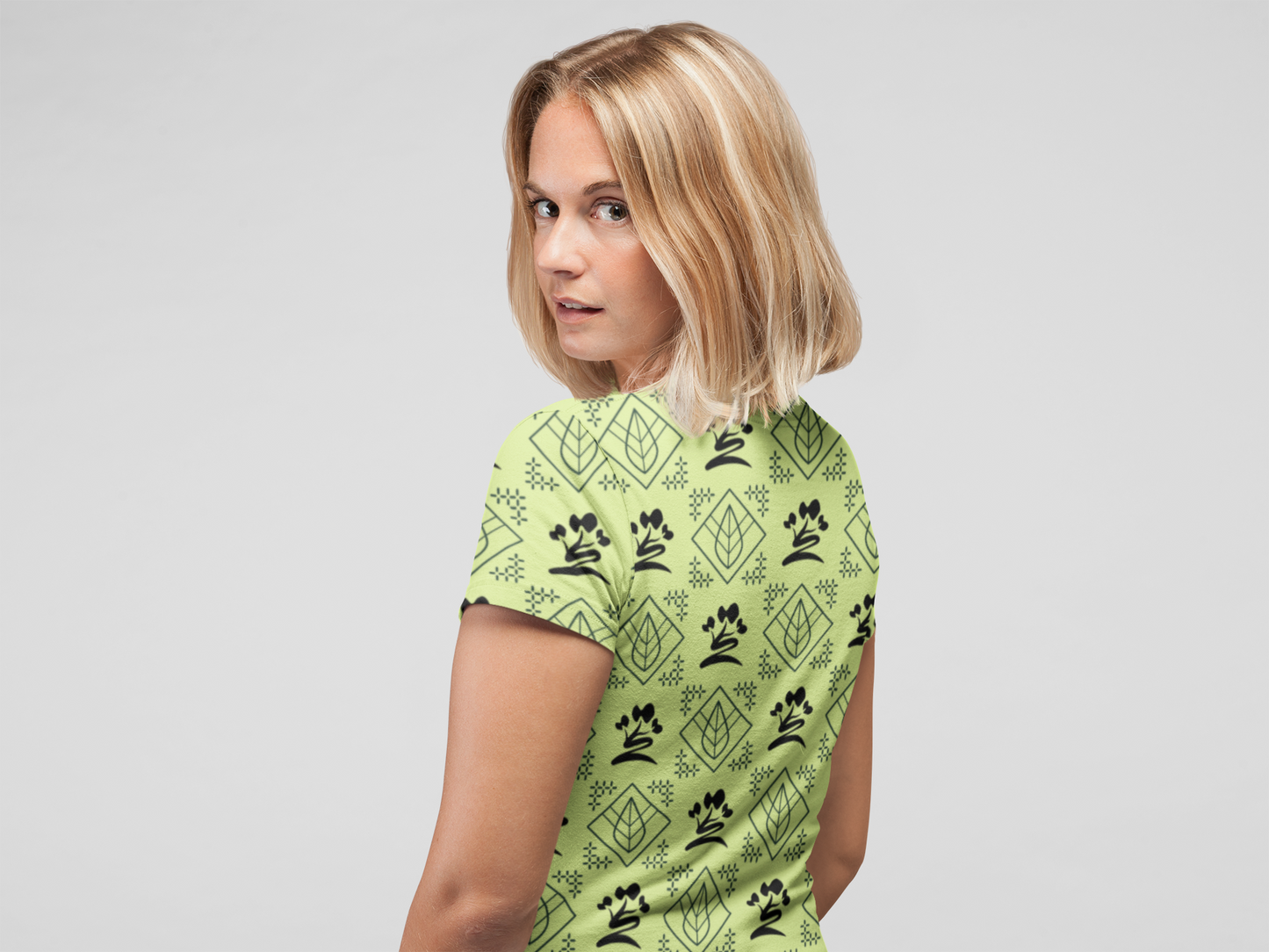 Botanical Leaves - All Over Printed Half Sleeve T-Shirt - Unisex