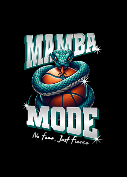 Mamba Mode - Round Neck Half Sleeve T-Shirt - Men