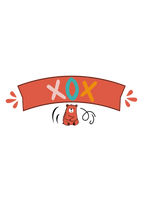 XOX (Hugs & Kisses - Bear) - Round Neck Sweatshirt - Trio Vibes - Men