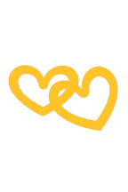Connected Hearts - Chest Embroidered Sweatshirt - Unisex