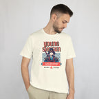 Young Shogun - Anime Graphic Men's Off White T-Shirt