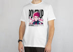 Power Up - Anime Graphic Men's White T-Shirt
