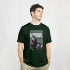 Hashiriya - Anime Graphic Men's Bottle Green T-Shirt