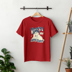 Happy Ending? - Anime Graphic Men's Red T-Shirt