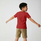 Christmas Magic Everywhere – Kids Unisex Red Holiday T-Shirt