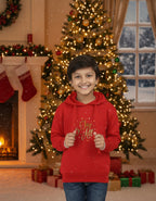 Joy to All - Kids Unisex Red Hoodie