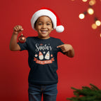 Santa's Little Helper – Kids Unisex Dark Blue Holiday T-Shirt