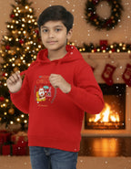 Santa's Deep Relaxation - Kids Unisex Red Hoodie