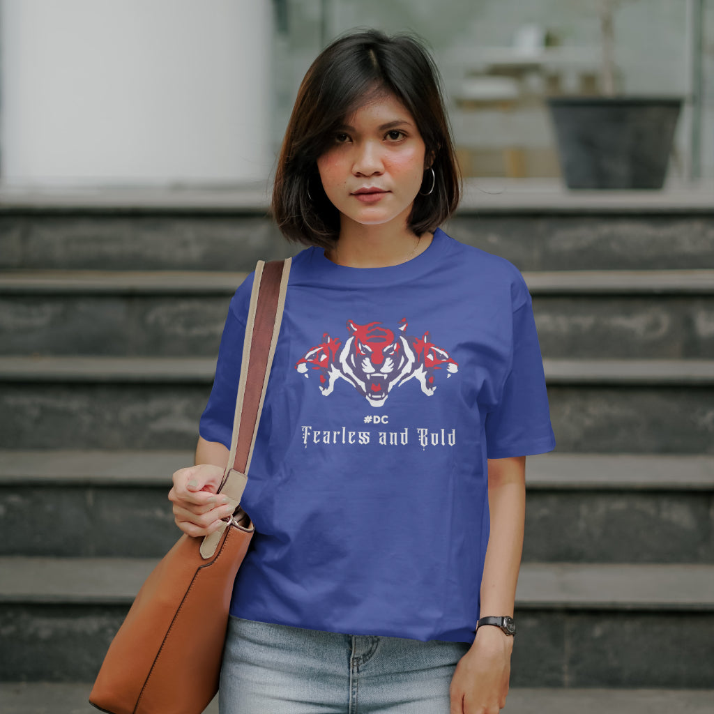 DC - Fearless & Bold - IPL - Round Neck Half Sleeve T-Shirt - Unisex