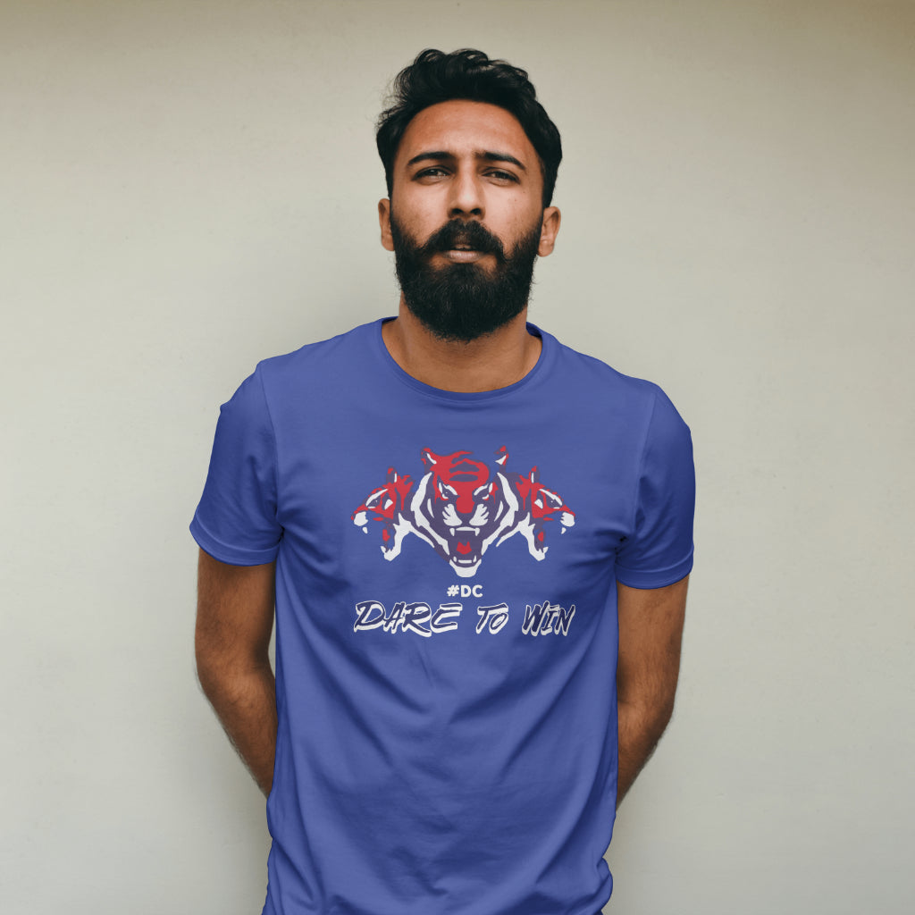 DC - Dare To Win - IPL - Round Neck Half Sleeve T-Shirt - Unisex