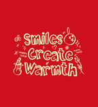 Smiles Create Warmth - Doodle - Round Neck Half Sleeve T-Shirt - Men