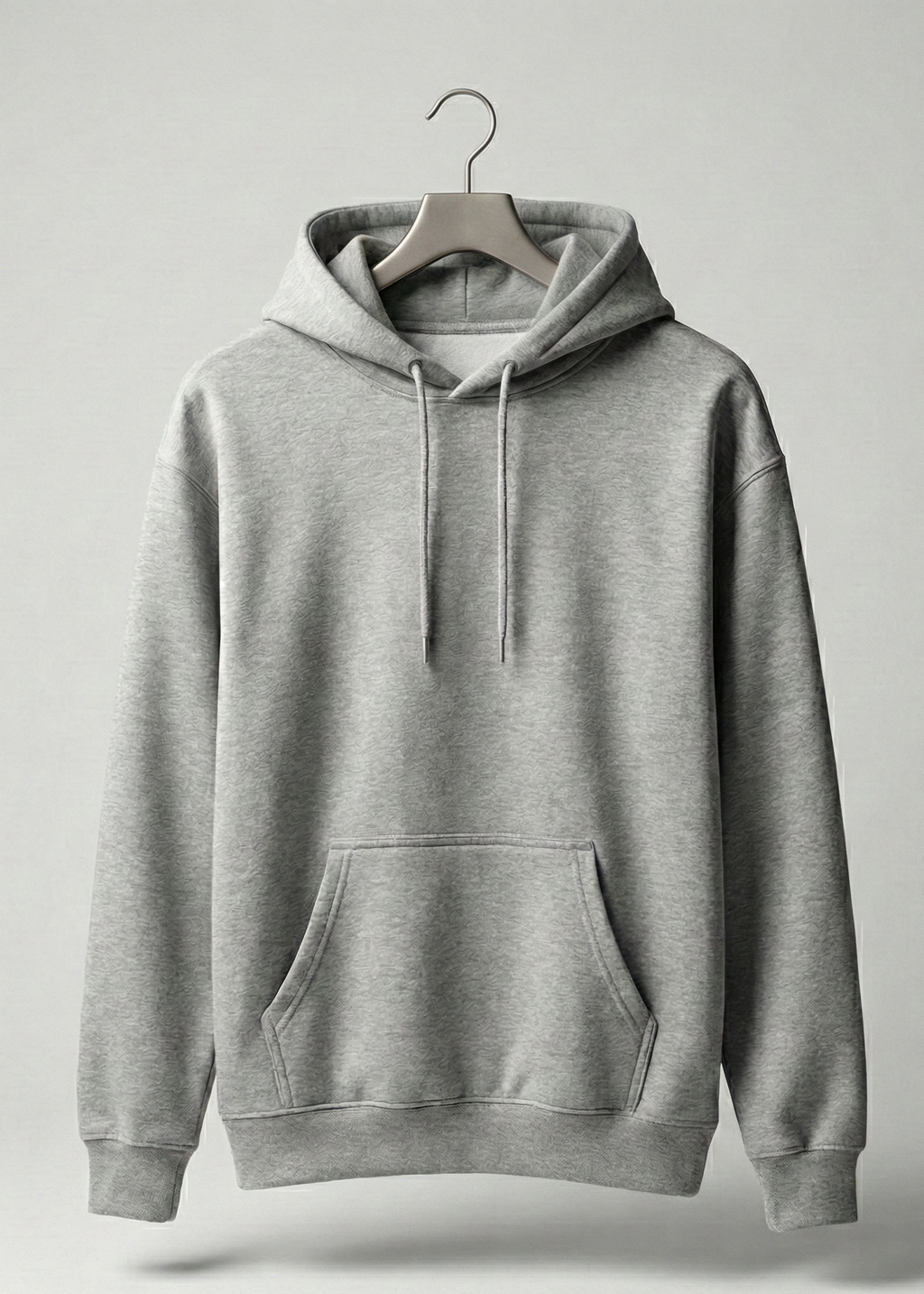 Unisex Gray Melange Cozy Hoodie