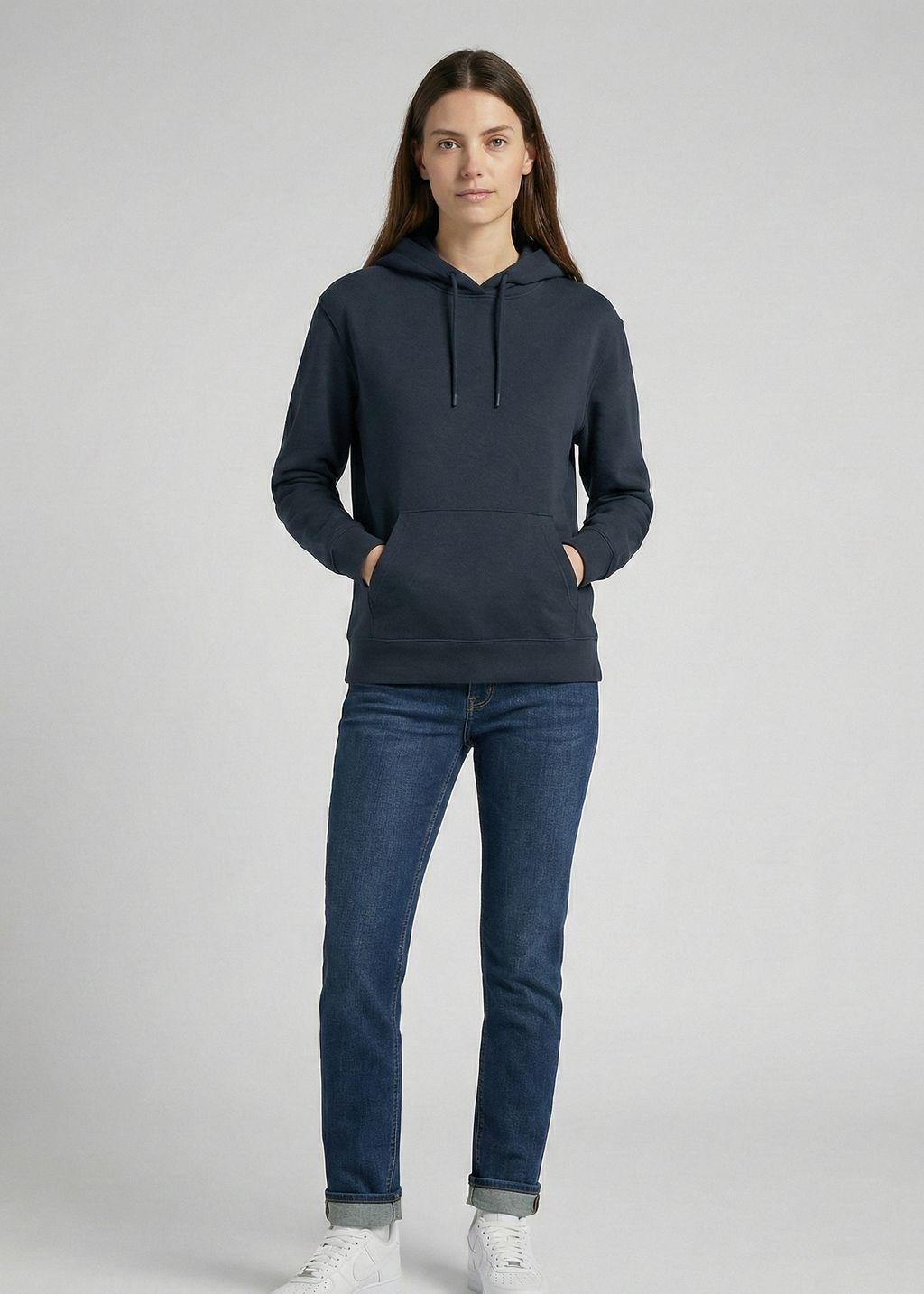 Unisex Navy Blue Cozy Hoodie