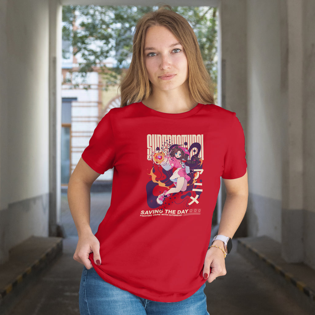 Supernatural - Anime Graphic Women's Red T-Shirt