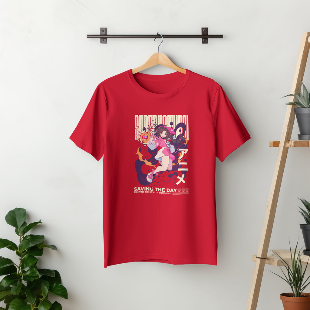 Supernatural - Anime Graphic Women's Red T-Shirt