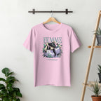 Femme Fatale - Anime Graphic Women's Light Pink T-Shirt