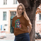 Dango Darling - Anime Graphic Women's Coffee Brown T-Shirt