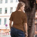 Dango Darling - Anime Graphic Women's Coffee Brown T-Shirt