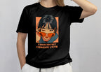 Consciously Cute - Anime Graphic Women's Black T-Shirt