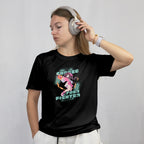 Choose Your Fighter - Anime Graphic Women's Black T-Shirt