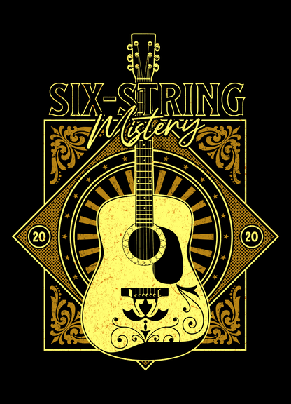 Six String Mystery - Tapestry - Wall Hanging