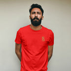 RCB - Chest Printed - IPL - Round Neck Half Sleeve T-Shirt - Unisex