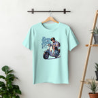 Snap Ride - Anime Graphic Men's Mint T-Shirt