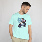 Snap Ride - Anime Graphic Men's Mint T-Shirt