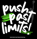 Push Past Limits - Round Neck Half Sleeve T-Shirt - Women