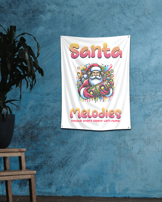 Santa Melodies - Tapestry - Wall Hangings