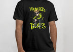 Younger Boys - Anime Graphic Men's Black T-Shirt