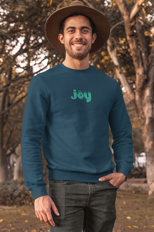 Joy - Round Neck Sweatshirt - Trio Vibes - Men