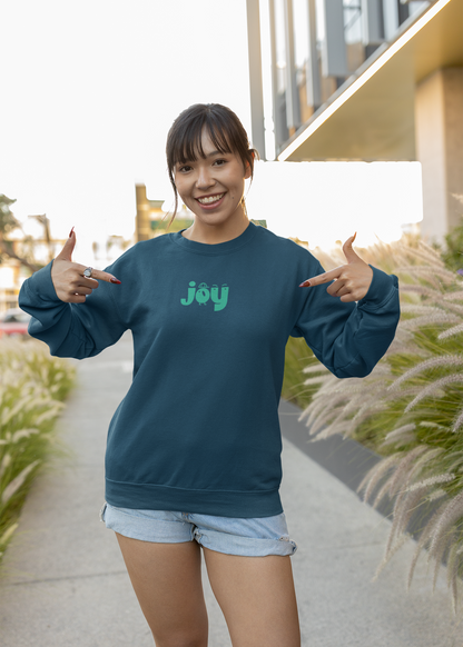 Joy - Round Neck Sweatshirt - Trio Vibes - Women