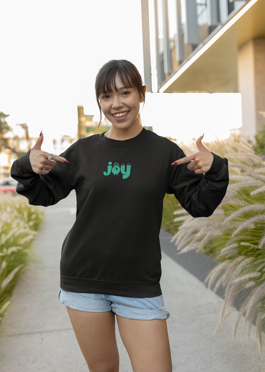 Joy - Round Neck Sweatshirt - Trio Vibes - Women