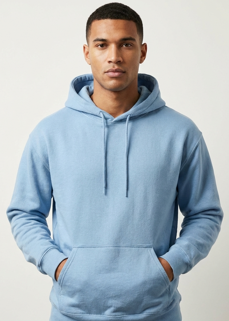 Unisex Baby Blue Cozy Hoodie