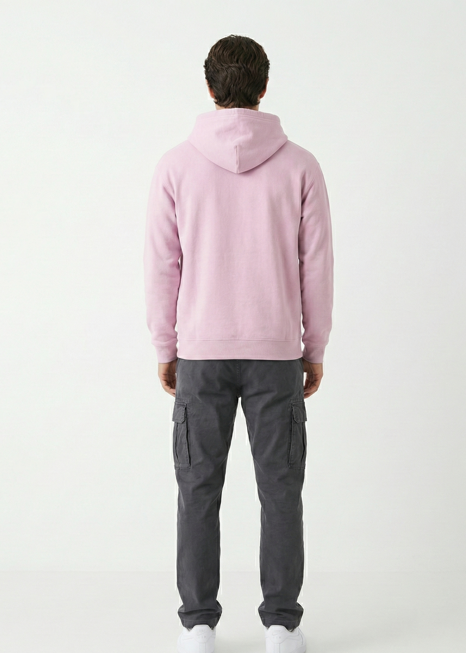 Eyes Never Lie - Unisex Light Baby Pink Cozy Hoodie