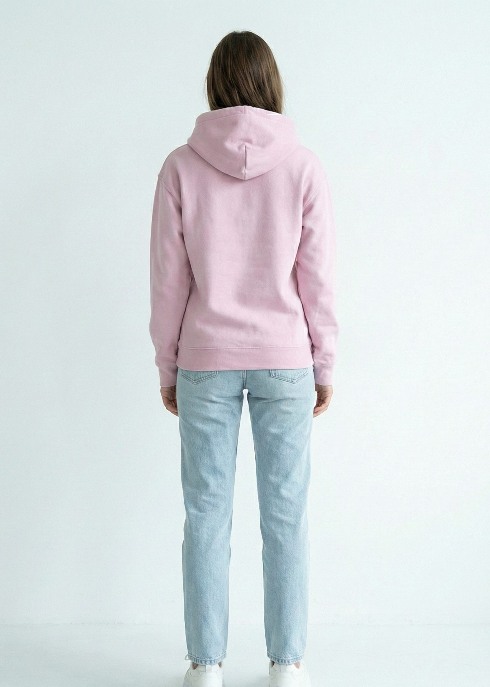 Eyes Never Lie - Unisex Light Baby Pink Cozy Hoodie