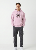 Eyes Never Lie - Unisex Light Baby Pink Cozy Hoodie