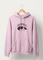 Eyes Never Lie - Unisex Light Baby Pink Cozy Hoodie