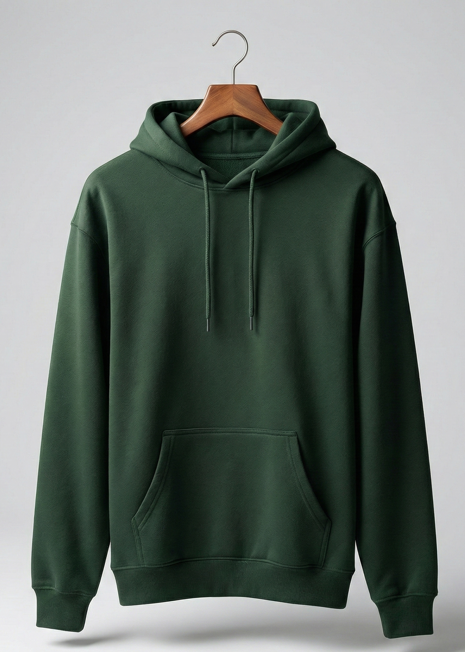Unisex Bottle Green Cozy Hoodie