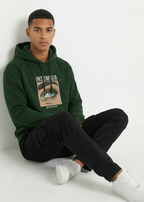 Insomnia - Never Sleep - Unisex Bottle Green Cozy Hoodie