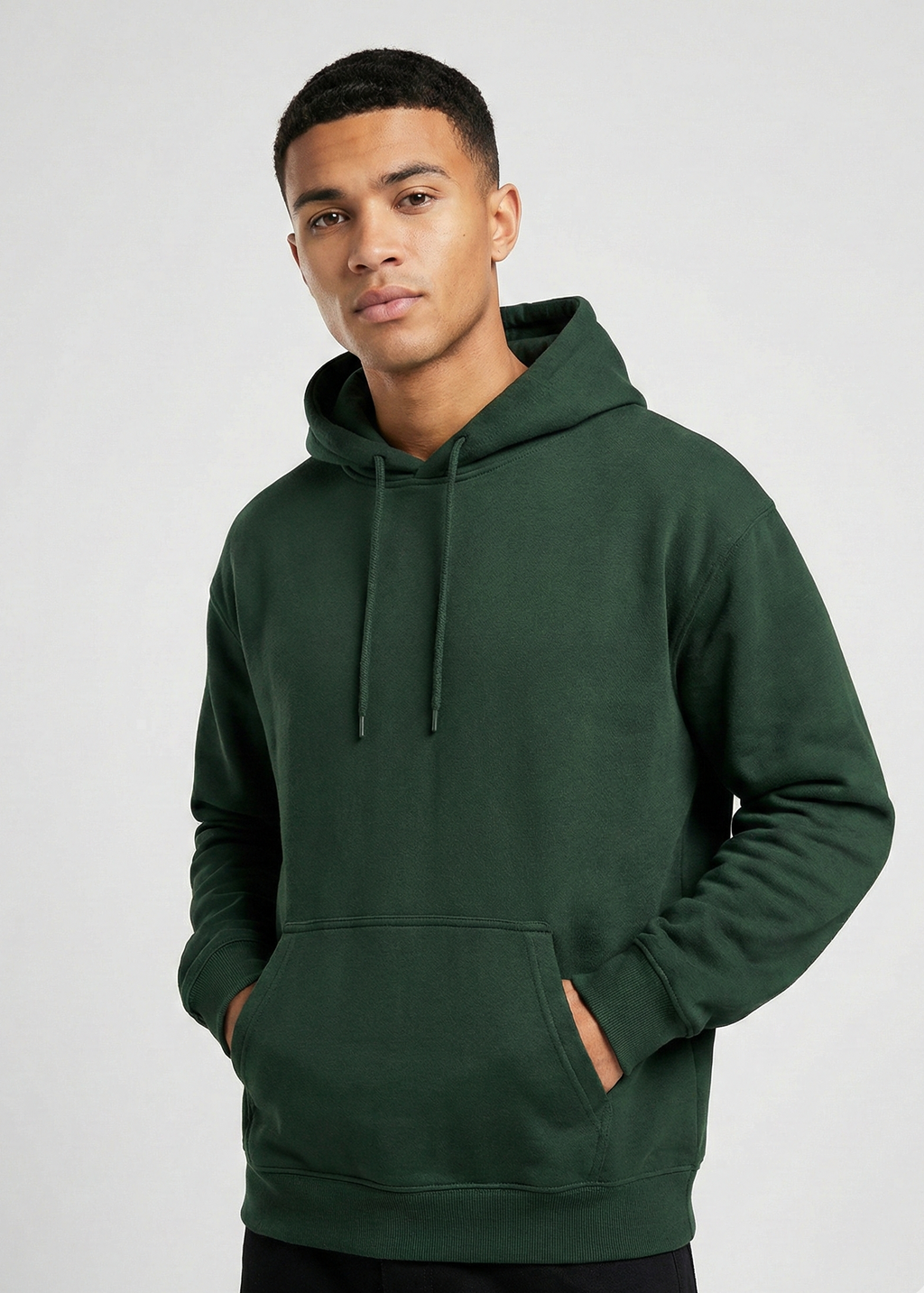 Unisex Bottle Green Cozy Hoodie