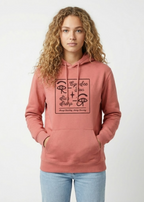 Eye See You - Unisex Coral Cozy Hoodie