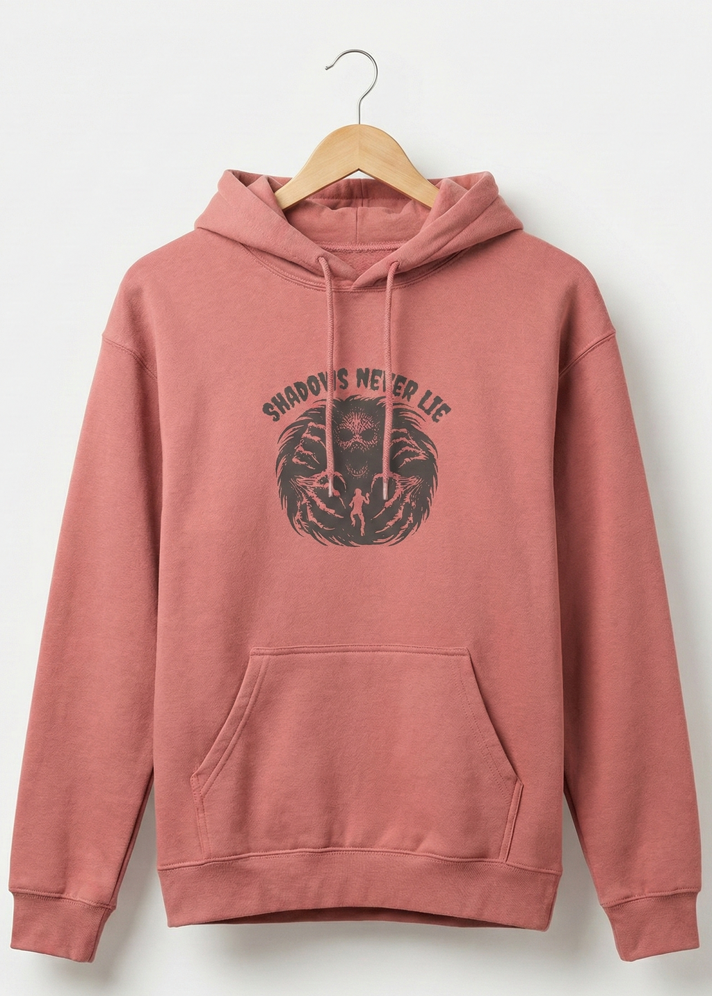 Shadows Never Lie - Unisex Coral Cozy Hoodie