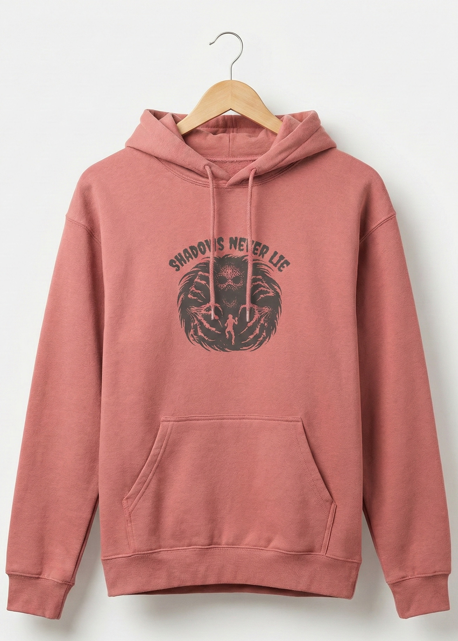 Shadows Never Lie - Unisex Coral Cozy Hoodie