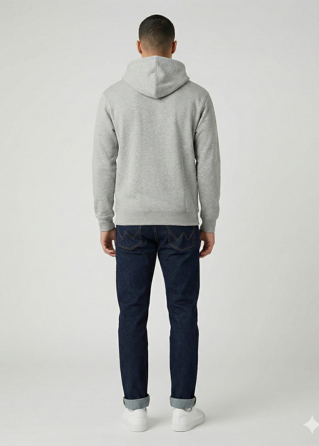 Unisex Gray Melange Cozy Hoodie