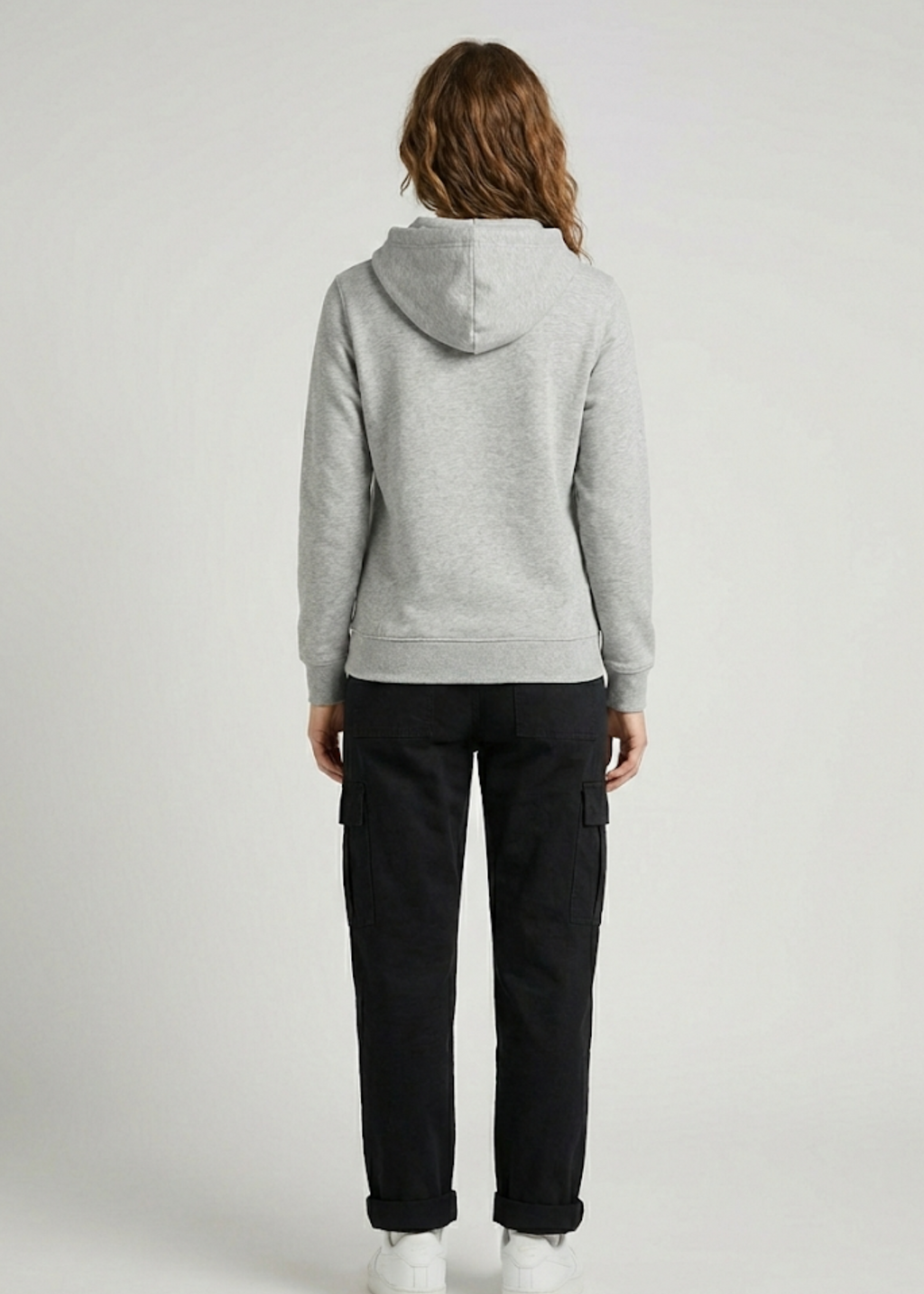 Unisex Gray Melange Cozy Hoodie