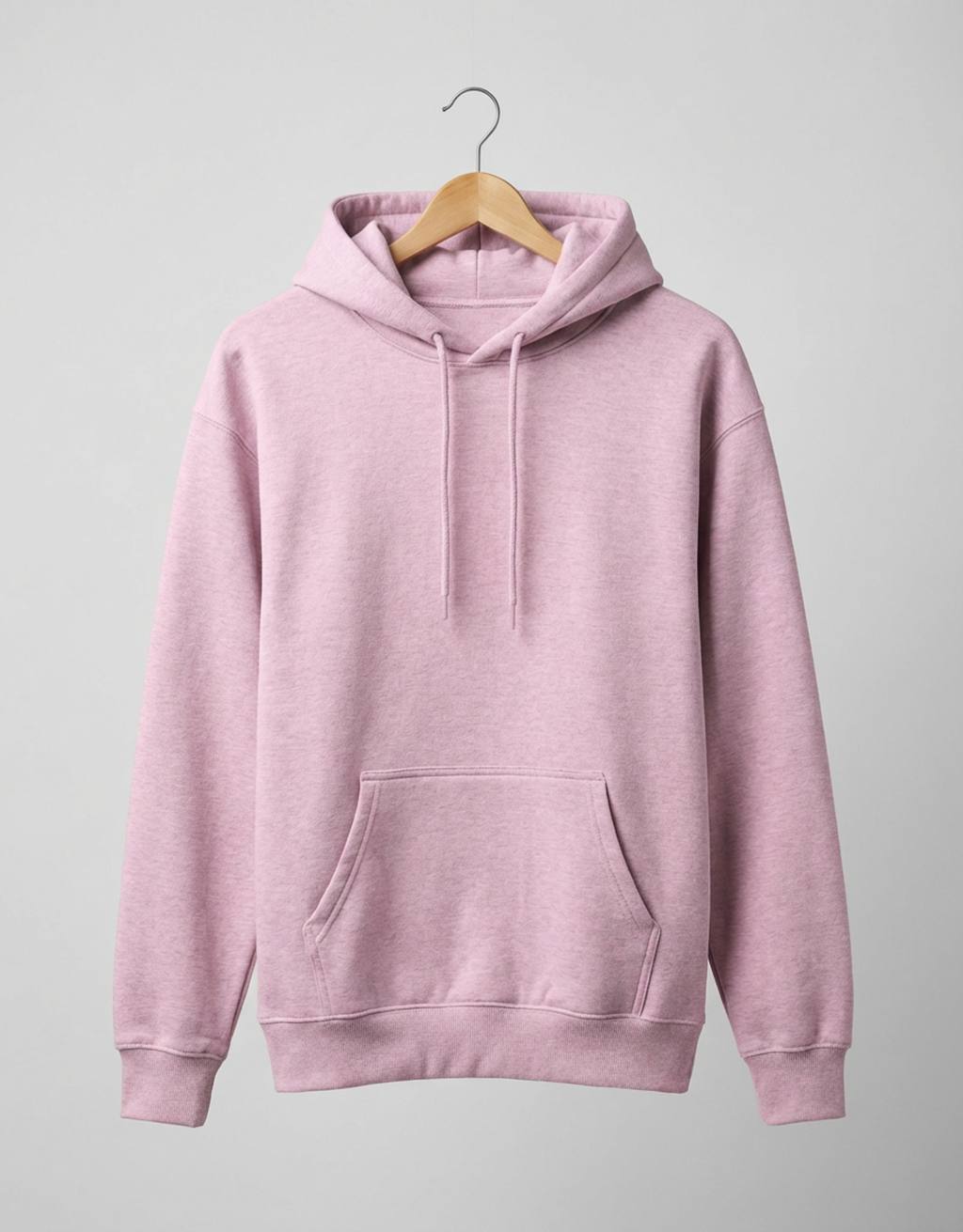 Unisex Light Baby Pink Cozy Hoodie