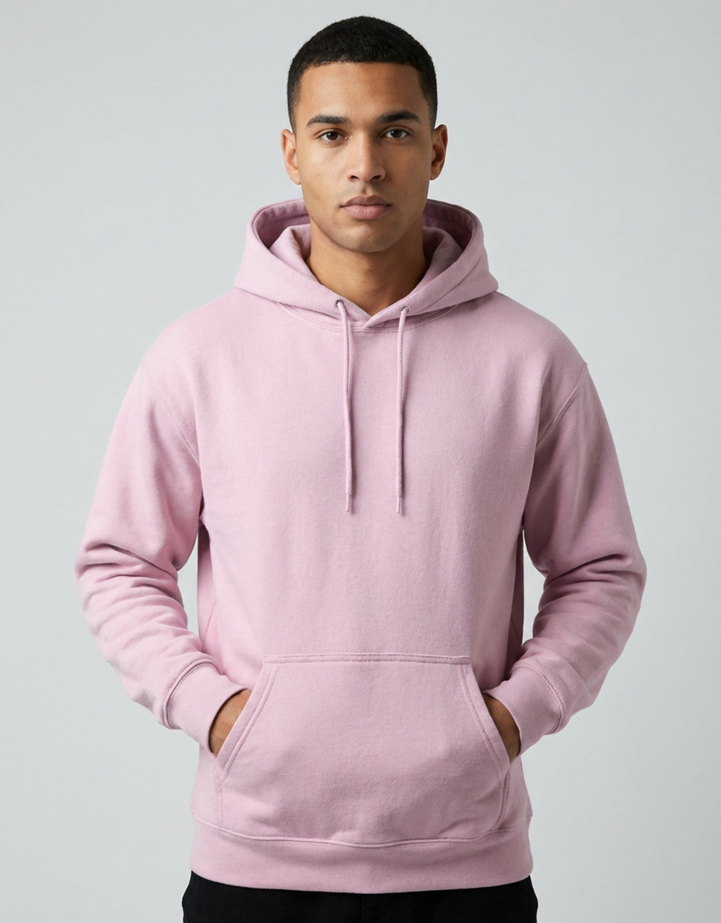 Unisex Light Baby Pink Cozy Hoodie