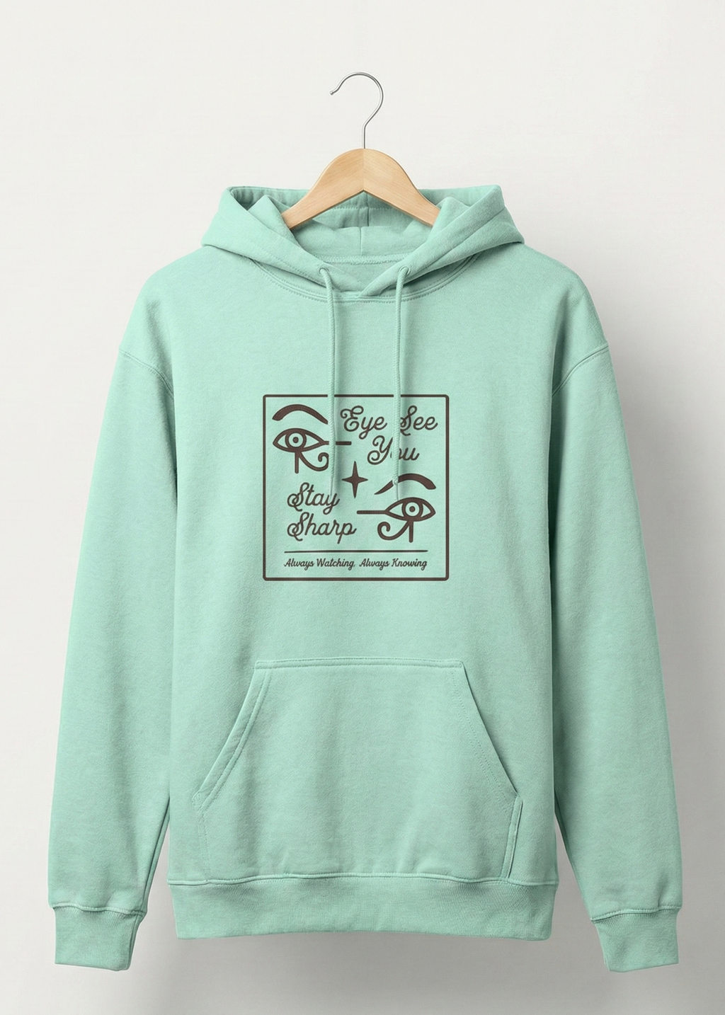 Eye See You - Unisex Mint Cozy Hoodie